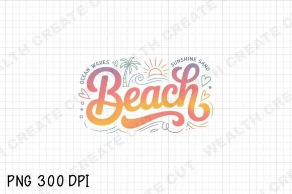 Elevate Your Designs with High-Resolution Ocean Waves Beach Sunshine Sand PNG