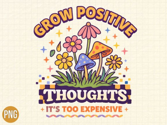 Evaluating the Grow Positive Thoughts Too Expensive PNG for Creative Projects