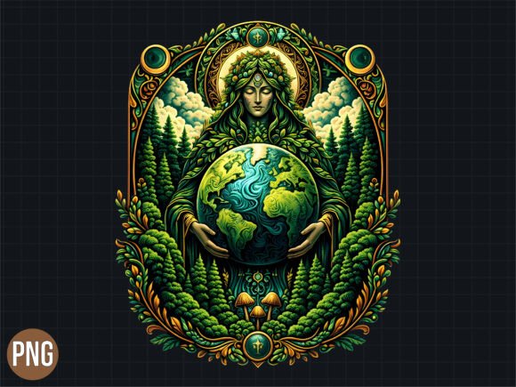 Evaluating the Mother Earth Nature Goddess Spirit PNG for Creative Projects