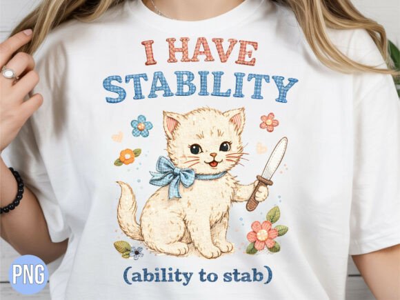 Funny Stability Stab Kitten Meme PNG: A Digital Asset for Modern Creators