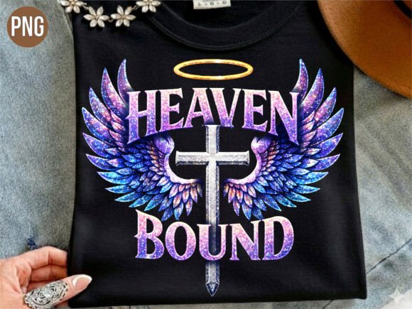 Heaven Bound Cross Wings PNG Guide