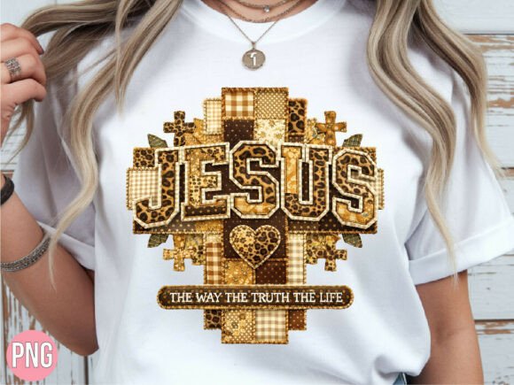 Jesus Cross Leopard Patchwork Shirt PNG: A Guide to High-Quality Digital Design