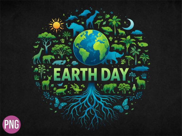 Strategic Visual Storytelling: Leveraging Earth Day Wildlife Animals Tree Root PNG for Brand Impact