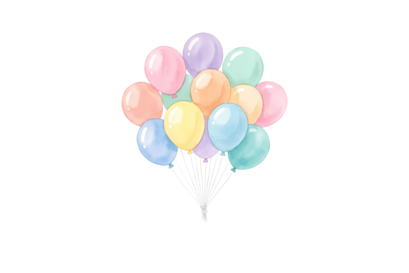 Unlocking Creativity with Balloons PNG File Candy Land Clipart for Modern DIY Projects